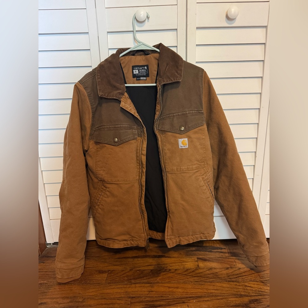 Carhartt Brown and Tan Insulated Jacket